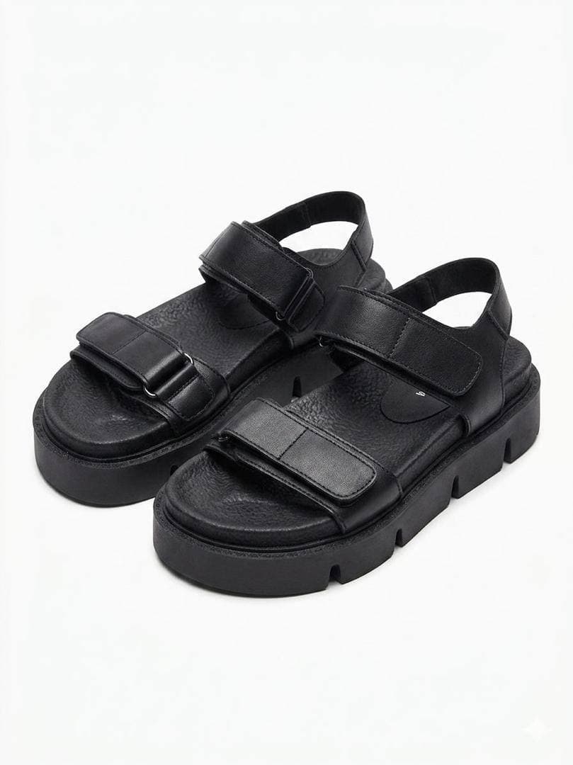 Sandalias negras